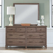Hickory Grove Dresser & Mirror image