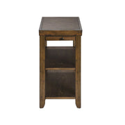 Mitchell Chairside Table in Brown image