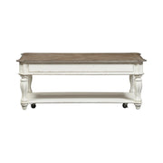 Magnolia Manor Lift Top Cocktail Table in Antique White image