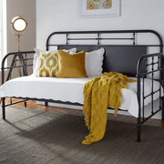 Vintage Series Twin Metal Bed in Black image