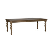 Americana Farmhouse Rectangular Leg Table in Dusty Taupe & Black image