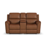 Henry Latitudes Power Reclining Loveseat with Console & Power Headrests & Lumbar - 5000006473