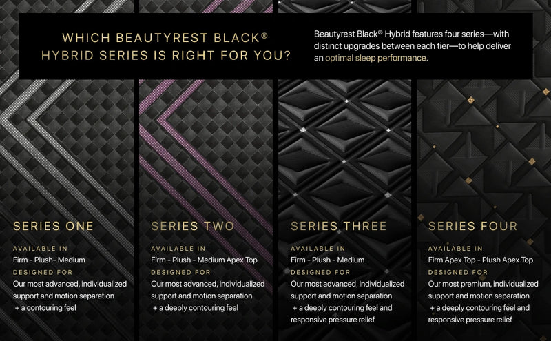Beautyrest BlackÂ® Series One 13" Hybrid Medium Mattress