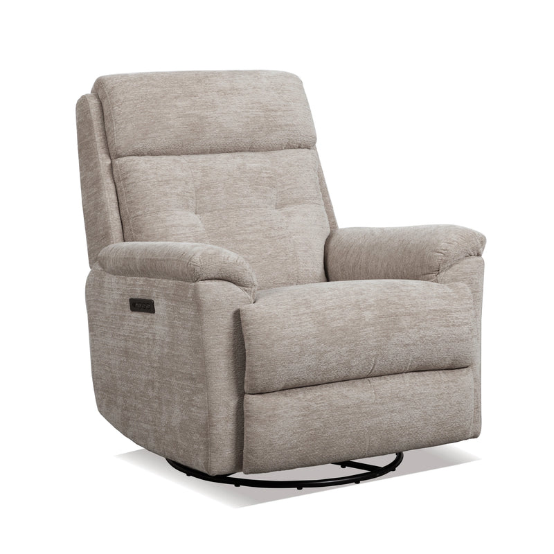 Sophisticated Perfect Match Power Swivel Gliding Recliner with Power Headrest & Lumbar