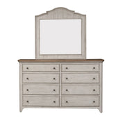 Farmhouse Reimagined Mirror in Antique White image