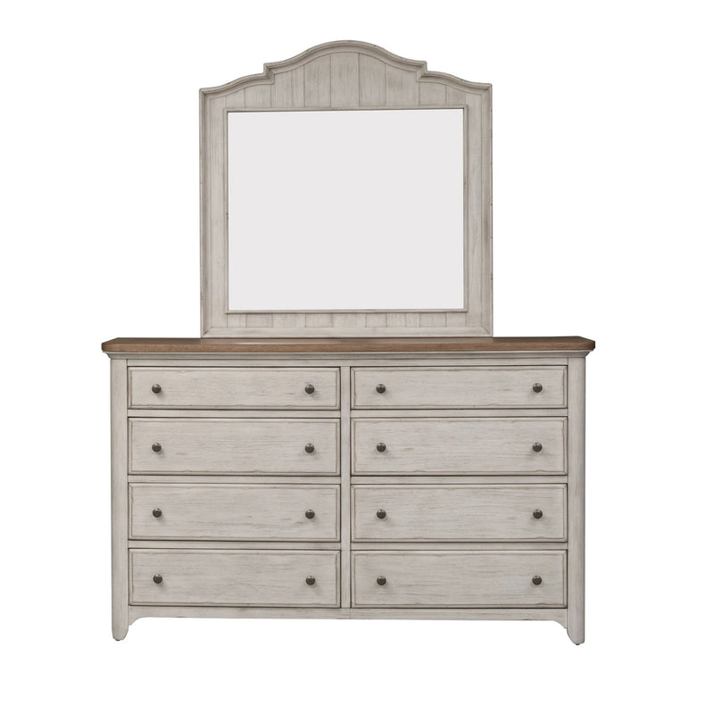Farmhouse Reimagined Poster Bed, Dresser & Mirror, Chest image