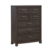 Modern Edge 5 Drawer Chest in Caffe image