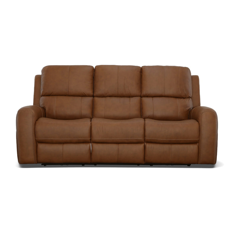 Linden Power Reclining Sofa with Power Headrests & Lumbar - 5000007532