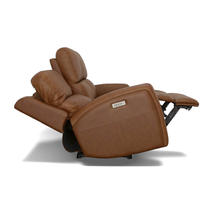 Linden Power Reclining Sofa with Power Headrests & Lumbar - 5000007532