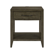 Shaker Lakes Open Nightstand w/ Charging Station image