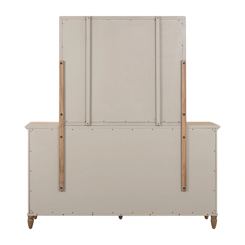 Hickory Grove Dresser & Mirror image