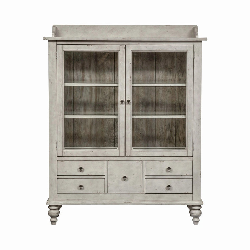 Whitney Display Cabinet in Weathered Gray image
