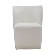 Accent Dining Accent Dining Chair w/ Casters - Ivory image