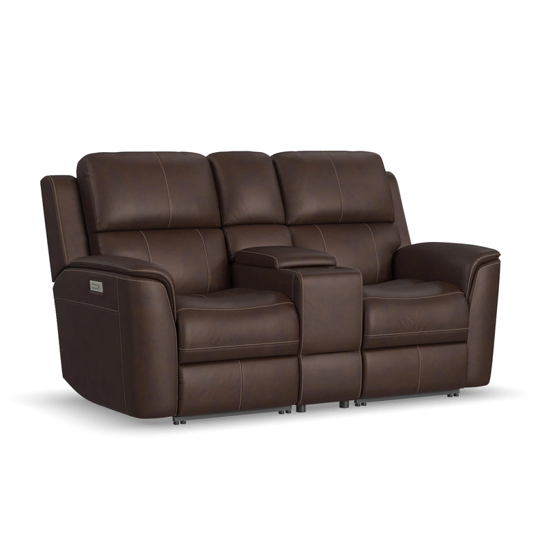 Henry Latitudes Power Reclining Loveseat with Console & Power Headrests & Lumbar - 5000006145