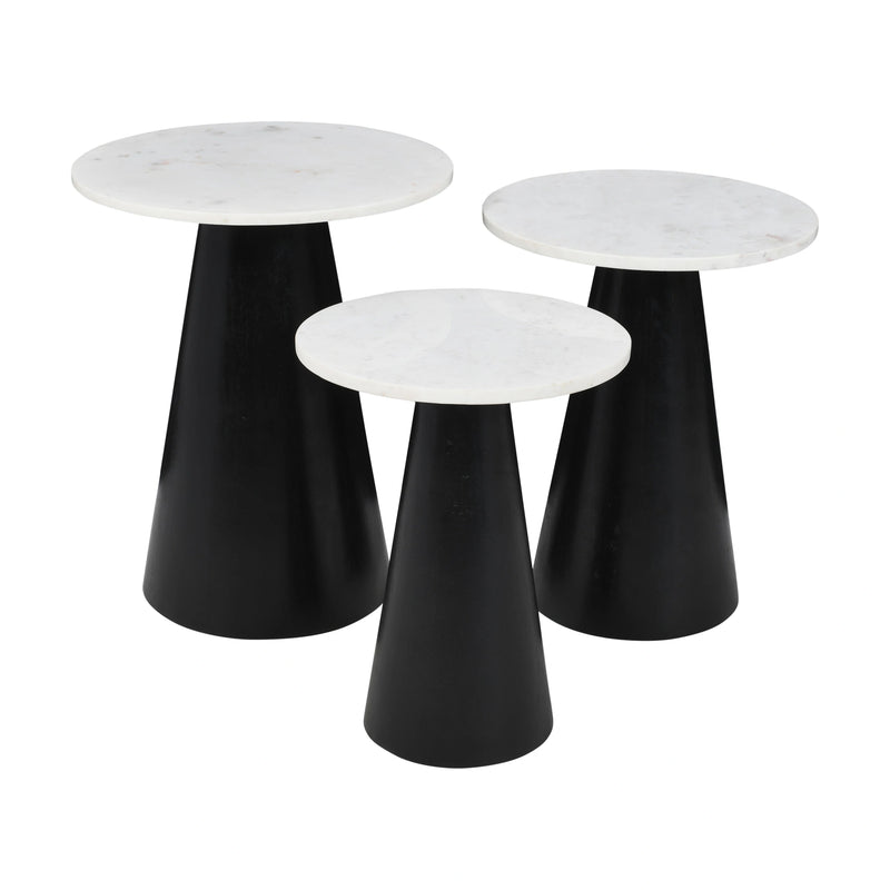 Nolan Marble Bunching Tables