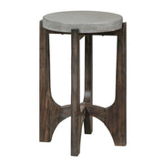 Cascade Chair Side Table in Wire Brush Rustic Brown image