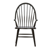 Hearthstone Ridge Windsor Back Arm Chair - Black image