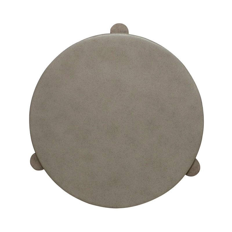 Affinity Chairside Table in Dusty Taupe with Concrete Top image