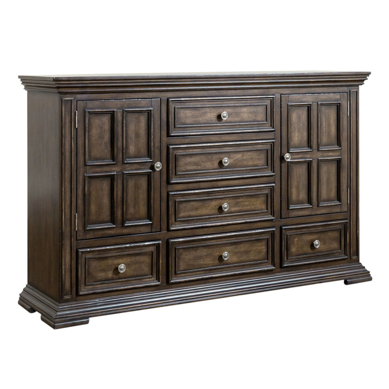 Big Valley 2 Door 6 Drawer Dresser image