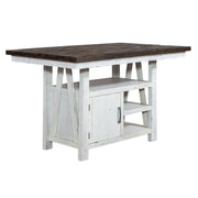 Farmhouse Gathering Table in White/Oak image