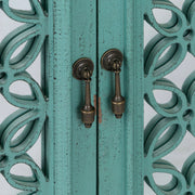 Kensington 4 Door Accent Cabinet in Turquoise image