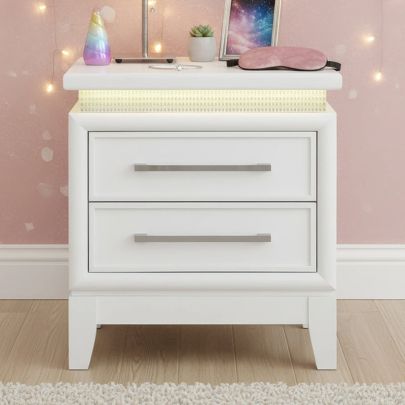 Reflections Nightstand w/ Charging Station image