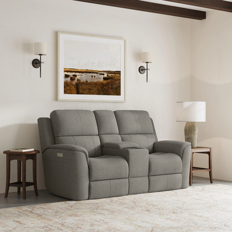 Henry Latitudes Power Reclining Loveseat with Console & Power Headrests & Lumbar - 5000006739