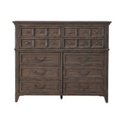 Paradise Valley 10 Drawer Chesser in Saddle Brown image