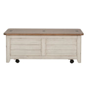 Farmhouse Reimagined Storage Trunk in Antique White image