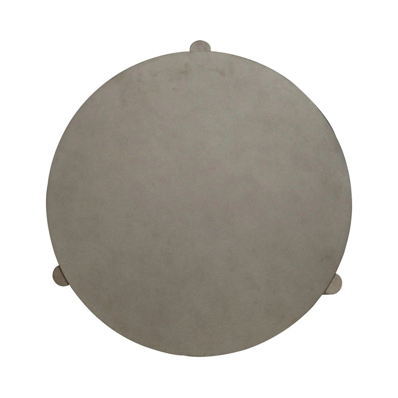 Affinity Round End Table in Dusty Taupe with Concrete Top image