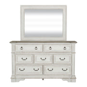 Abbey Park King California Sleigh Bed, Dresser & Mirror, Night Stand image