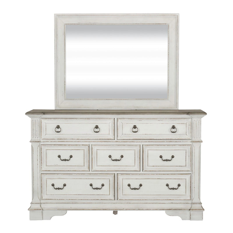 Abbey Park King California Sleigh Bed, Dresser & Mirror, Chest, Night Stand image