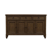 Americana Farmhouse Hall Buffet in Dusty Taupe image