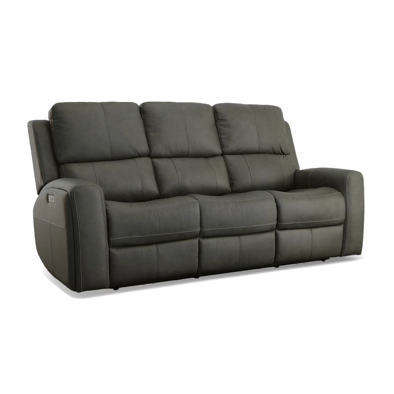 Linden Power Reclining Sofa with Power Headrests & Lumbar - 5000005548