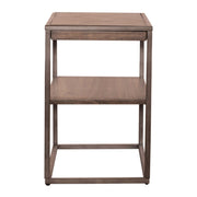 Jamestown Chair Side Table in Brown image