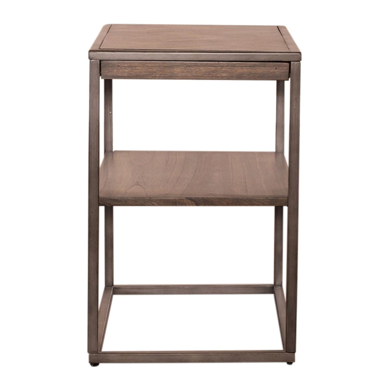 Jamestown Chair Side Table in Brown image