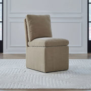 Accent Dining Accent Dining Chair w/ Casters - Wicker image
