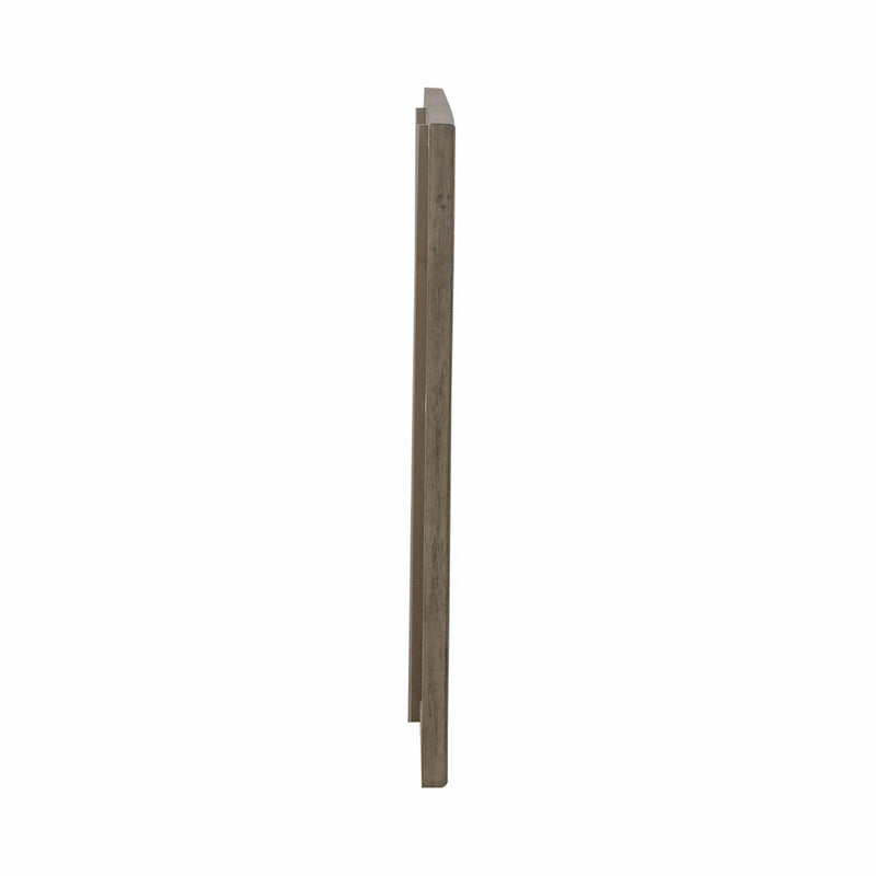 Americana Farmhouse Landscape Mirror in Dusty Taupe and Black image