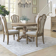 Magnolia Manor 5 Piece Pedestal Table Set image