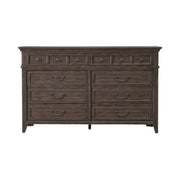 Paradise Valley 8 Drawer Dresser in Saddle Brown image
