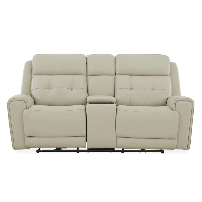 Carrington Loveseat w/Console P3 & ZG in Baja Stone image