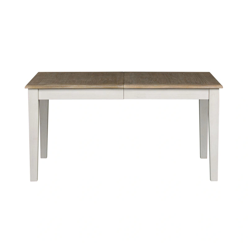 Summerville Rectangular Leg Table in White image