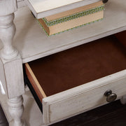 Farmhouse Reimagined Drawer Nightstand in Antique White image