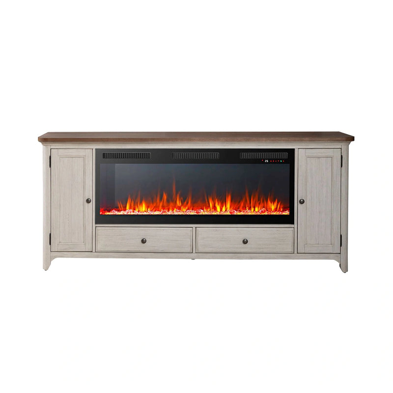 Fireplace TV Consoles 652 80 Inch Console w/ Fire FTS image