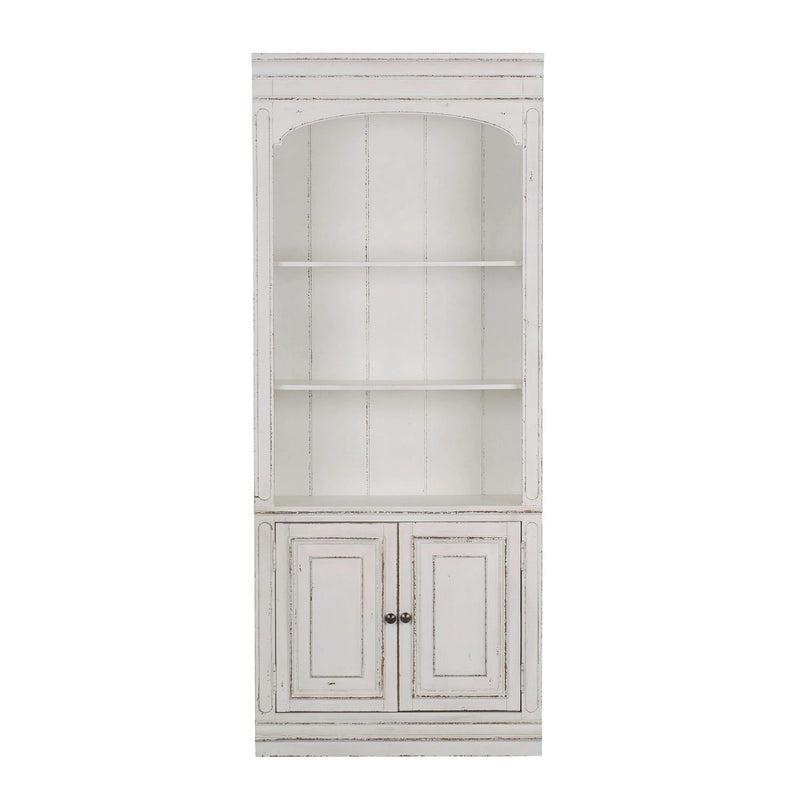 Magnolia Manor Bunching Bookcase in Antique White image